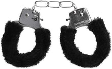 Load image into Gallery viewer, Ouch! Pleasure Furry Handcuffs - Black
