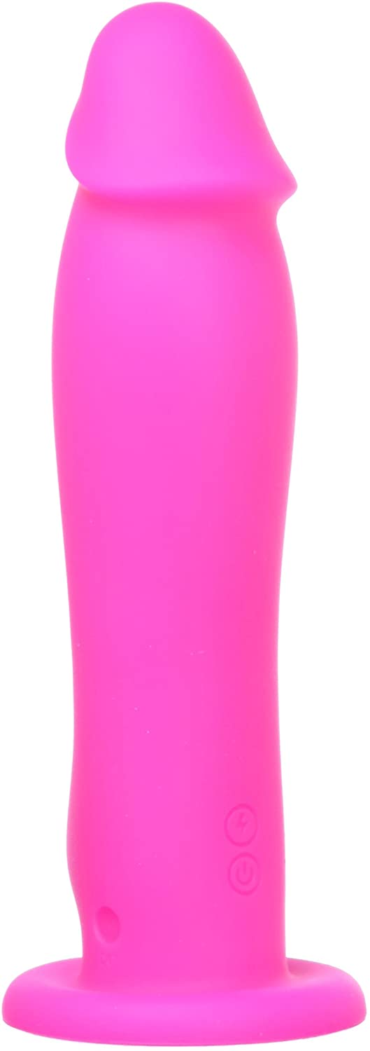 The Wild Ride Rechargeable Vibrating Dildo With Power Boost 7.5in - Pink