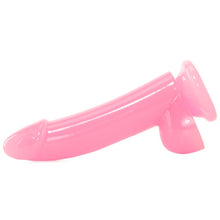 Load image into Gallery viewer, Firefly Smooth Dong Dildo Glow In The Dark 5in - Pink
